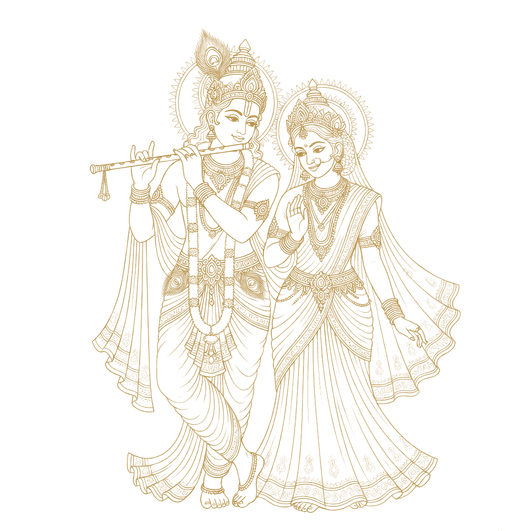 Radha and Krishna